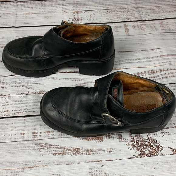 Harley-Davidson Shoes - Harley Davidson short black ankle boots size 7